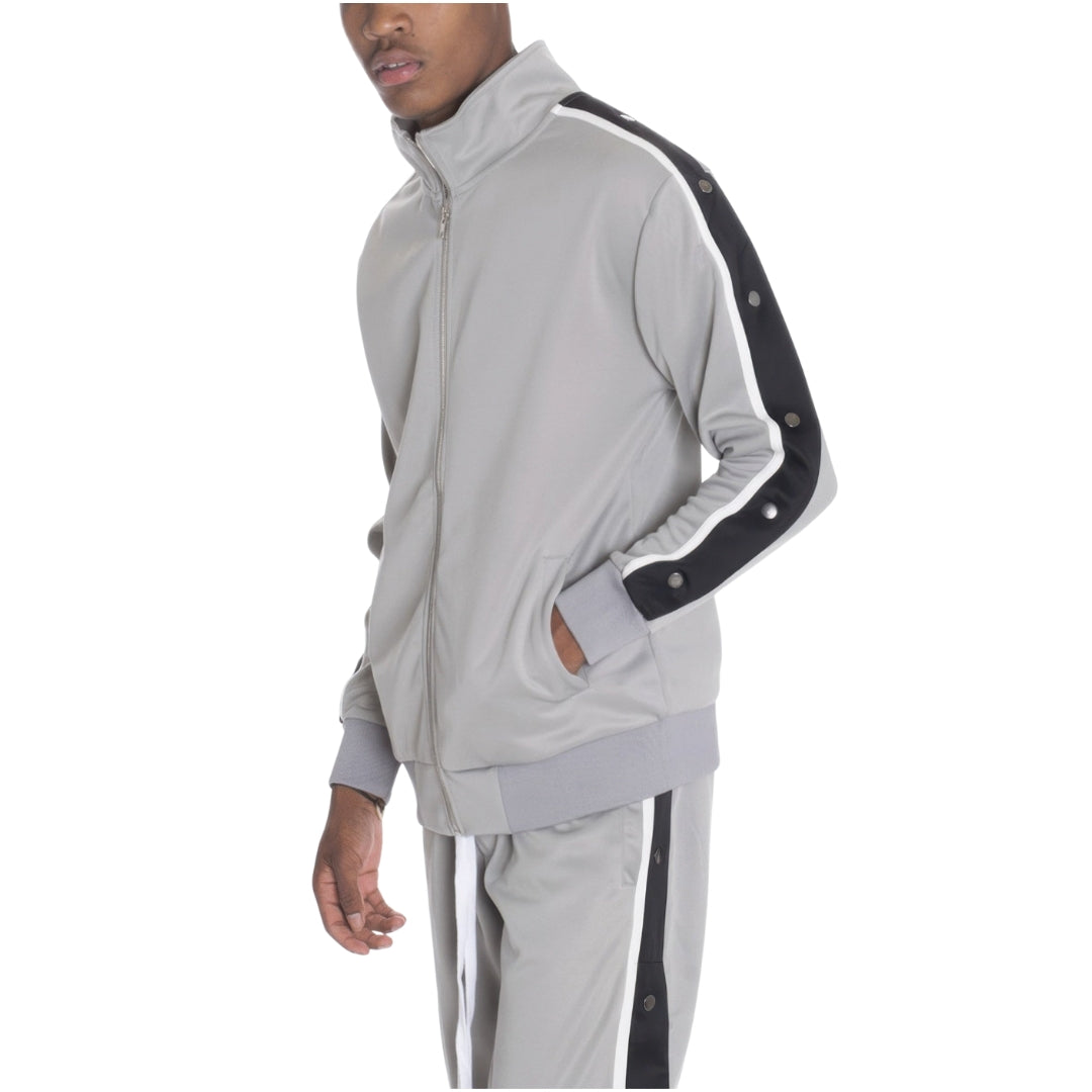 Snap Button Track Jacket