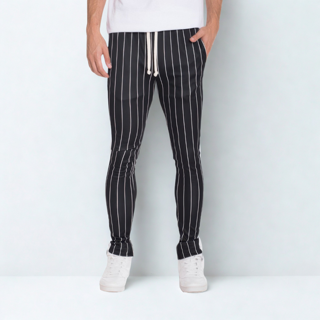 Pin Stripe Track Pants