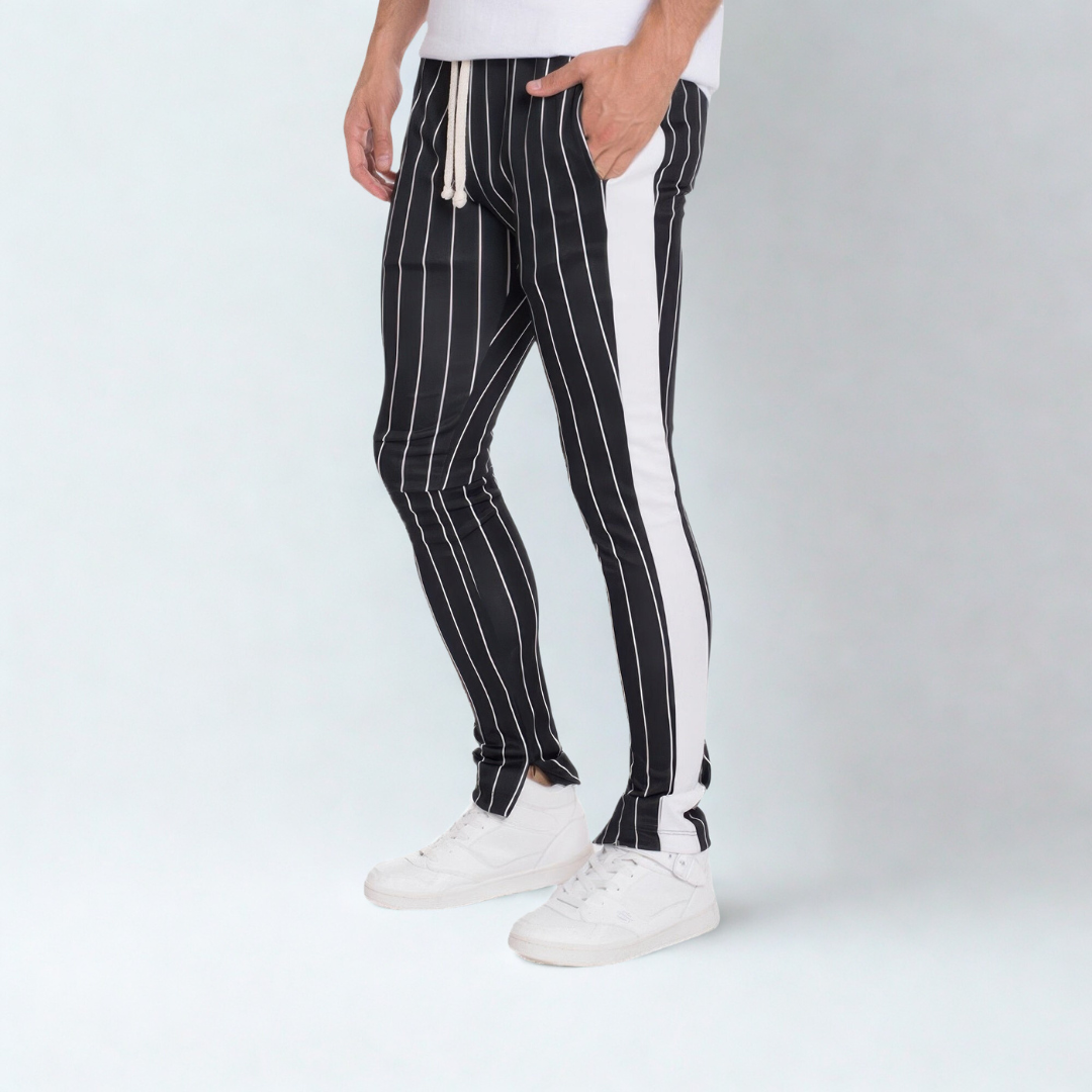 Pin Stripe Track Pants