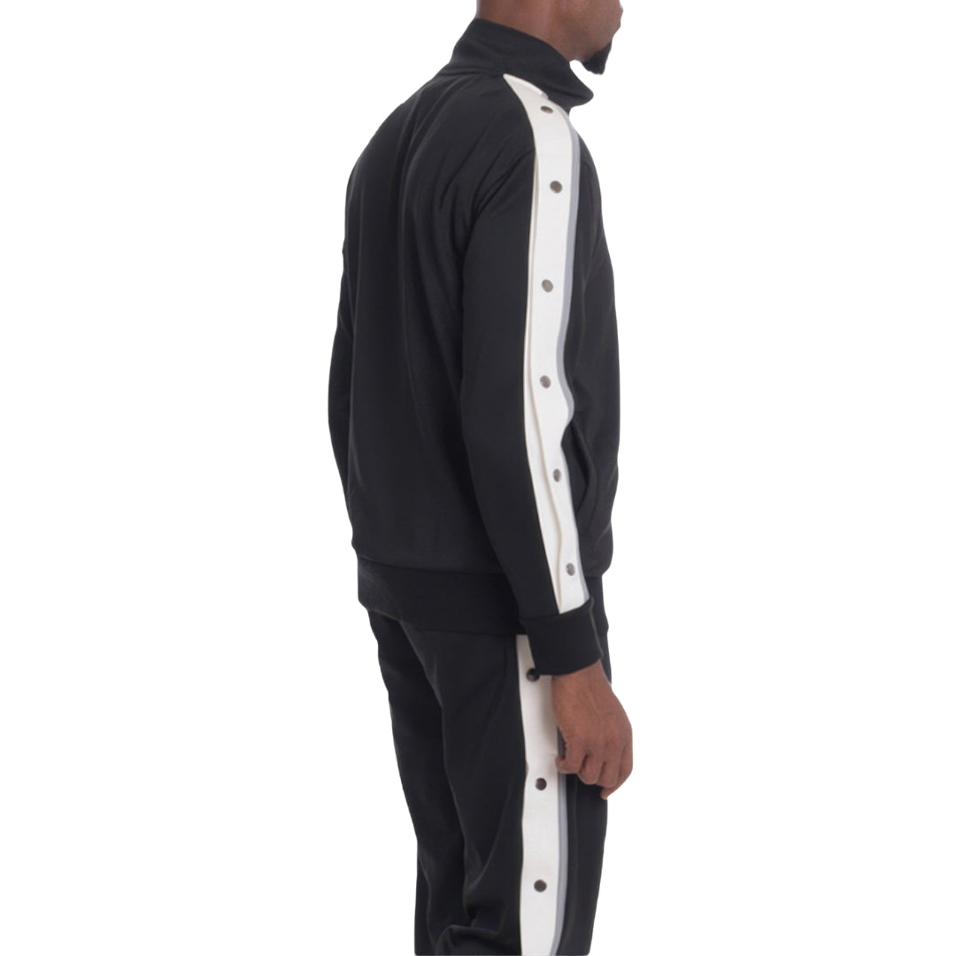 Snap Button Track Jacket
