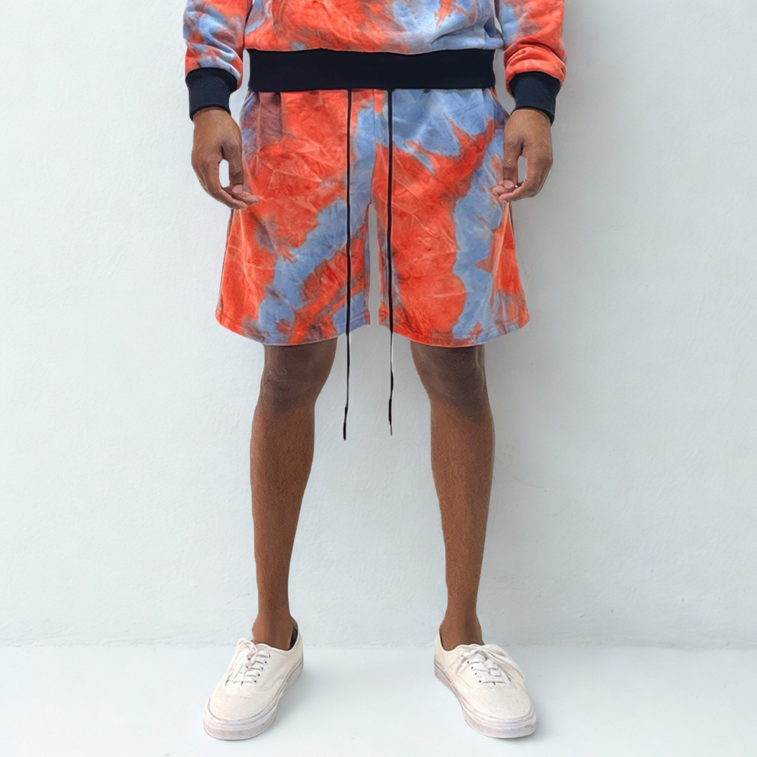 Mens Tye Dye Sweat Shorts