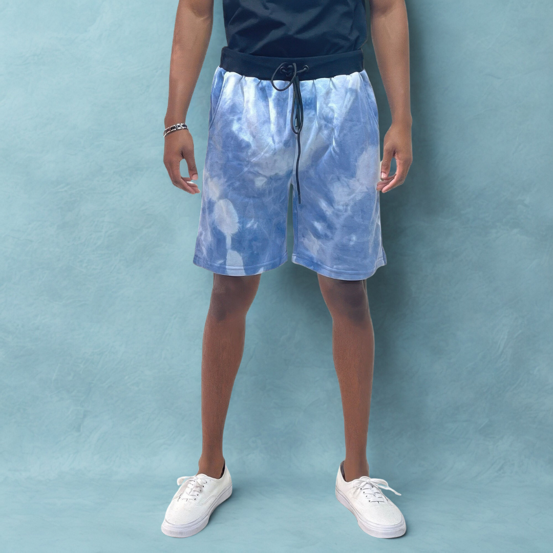 Mens Tye Dye Sweat Shorts
