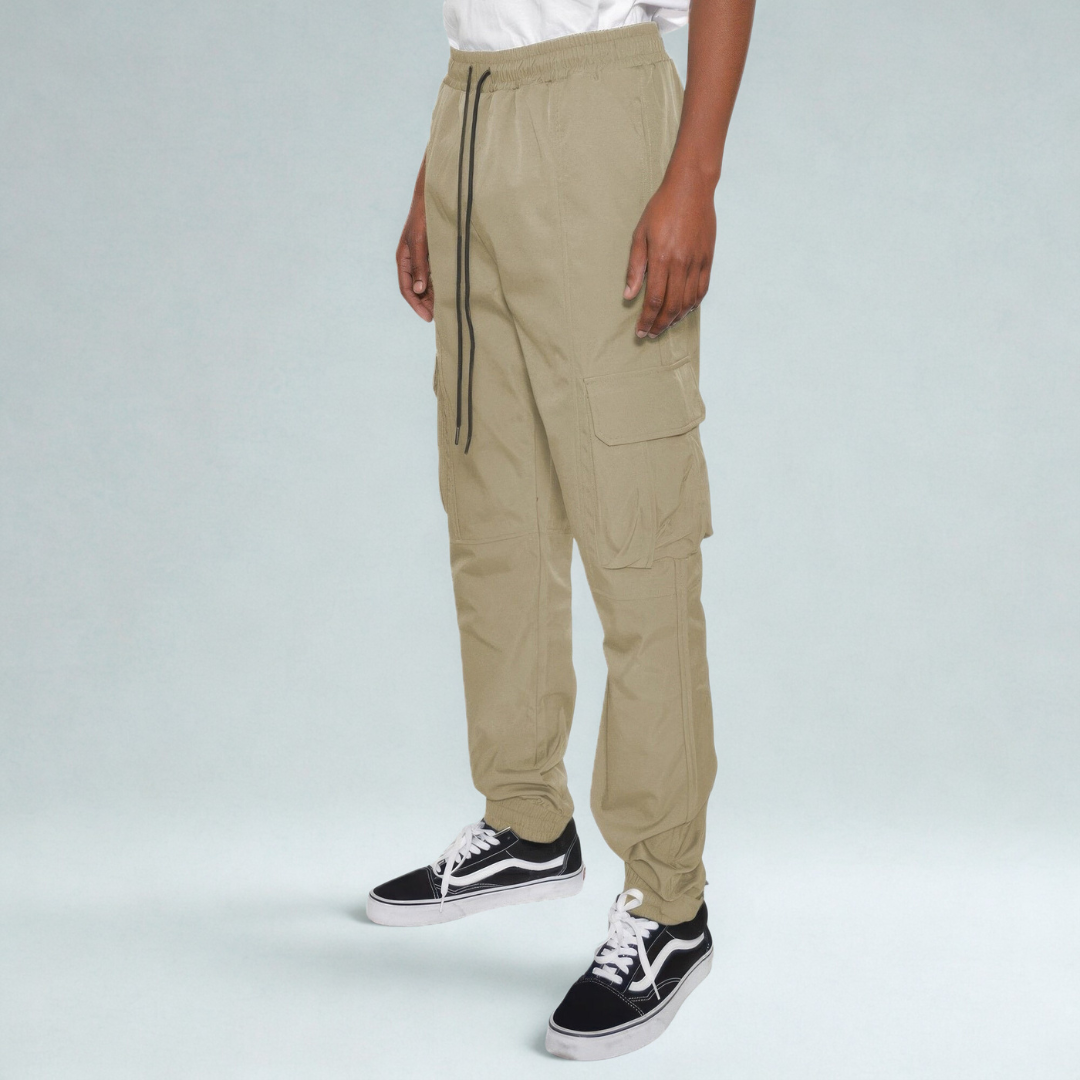 Peacock Iridesceint Jogger Pants