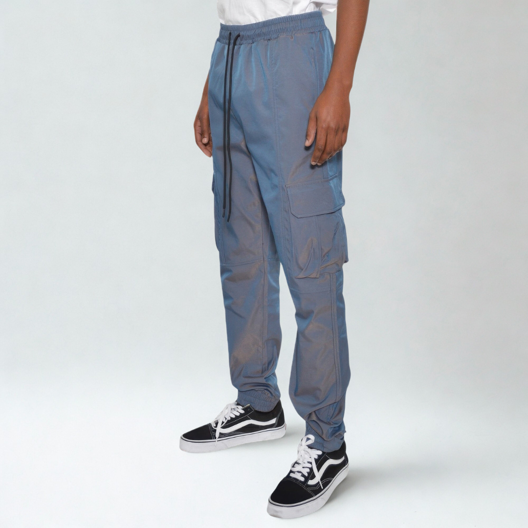 Peacock Iridesceint Jogger Pants