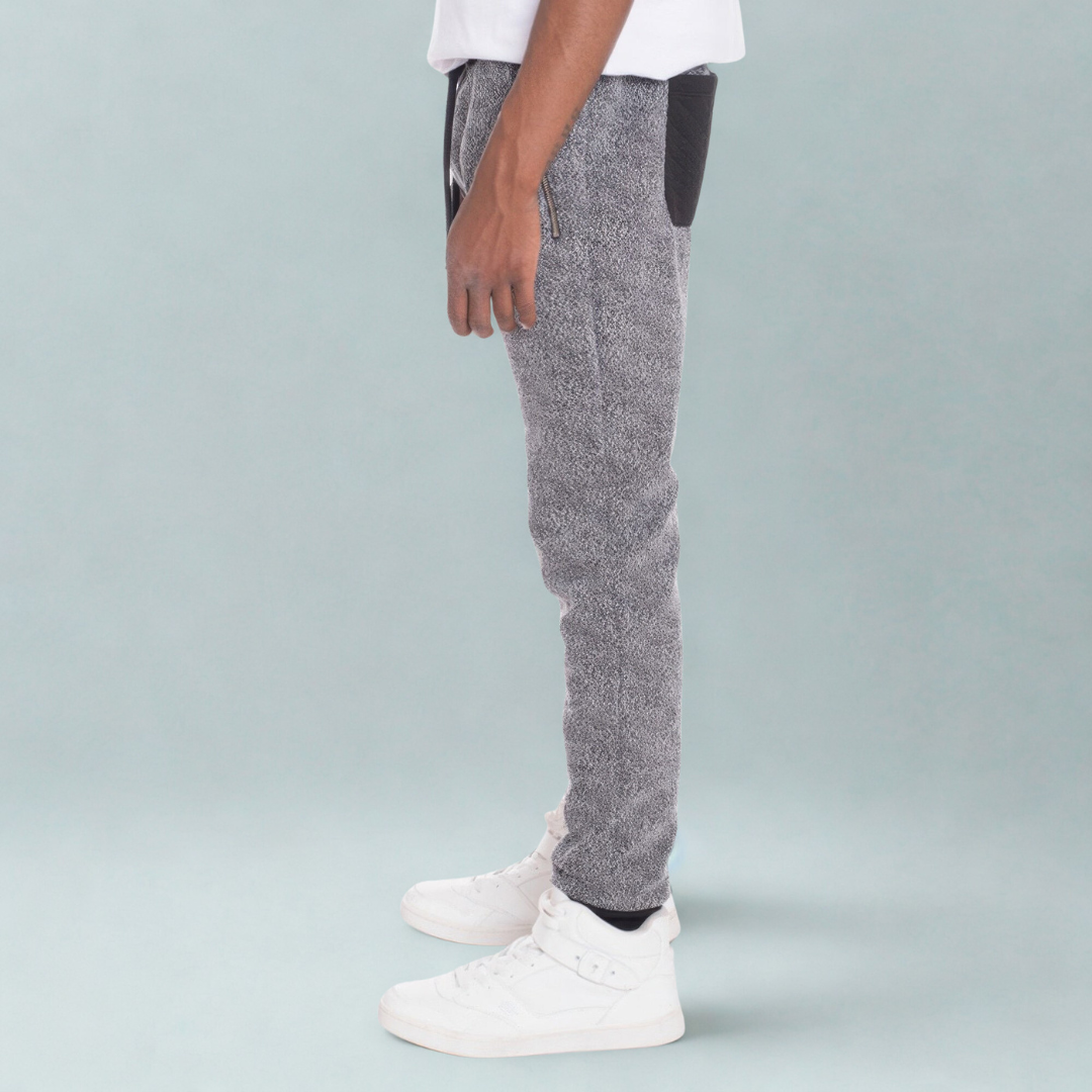 Mens Casual Marbled Sweat Pant Jogger