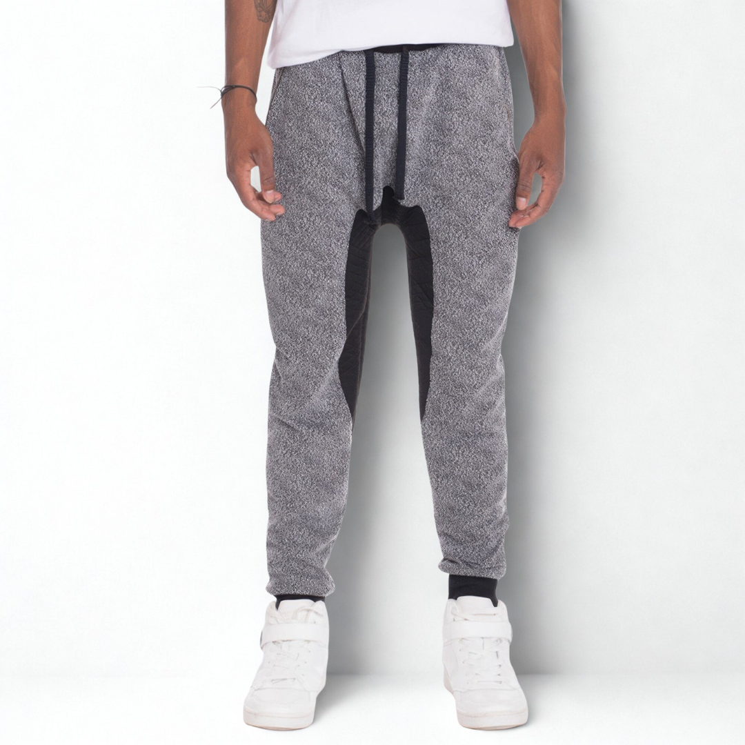 Mens Casual Marbled Sweat Pant Jogger