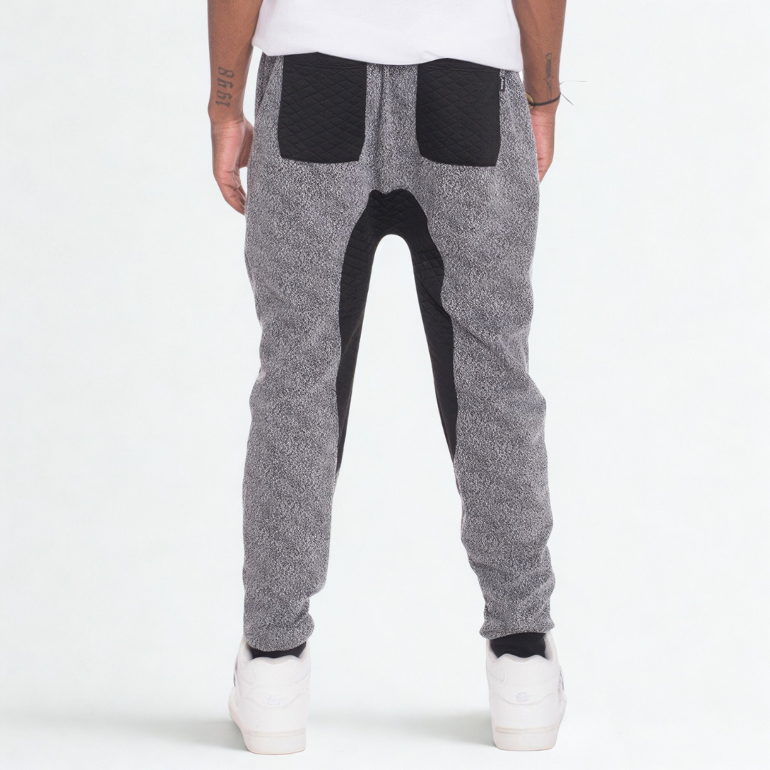 Mens Casual Marbled Sweat Pant Jogger