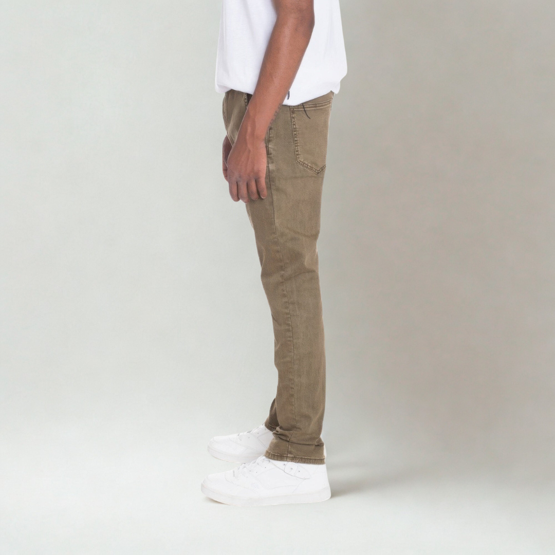 Distressed Denim Checkered Tape