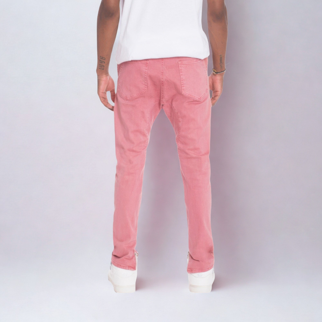 Distressed Denim Checkered Tape