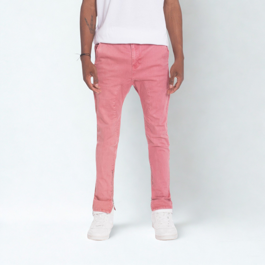 Distressed Denim Checkered Tape