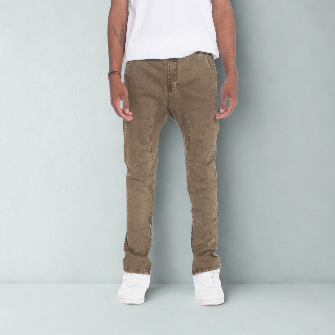 Distressed Denim Checkered Tape