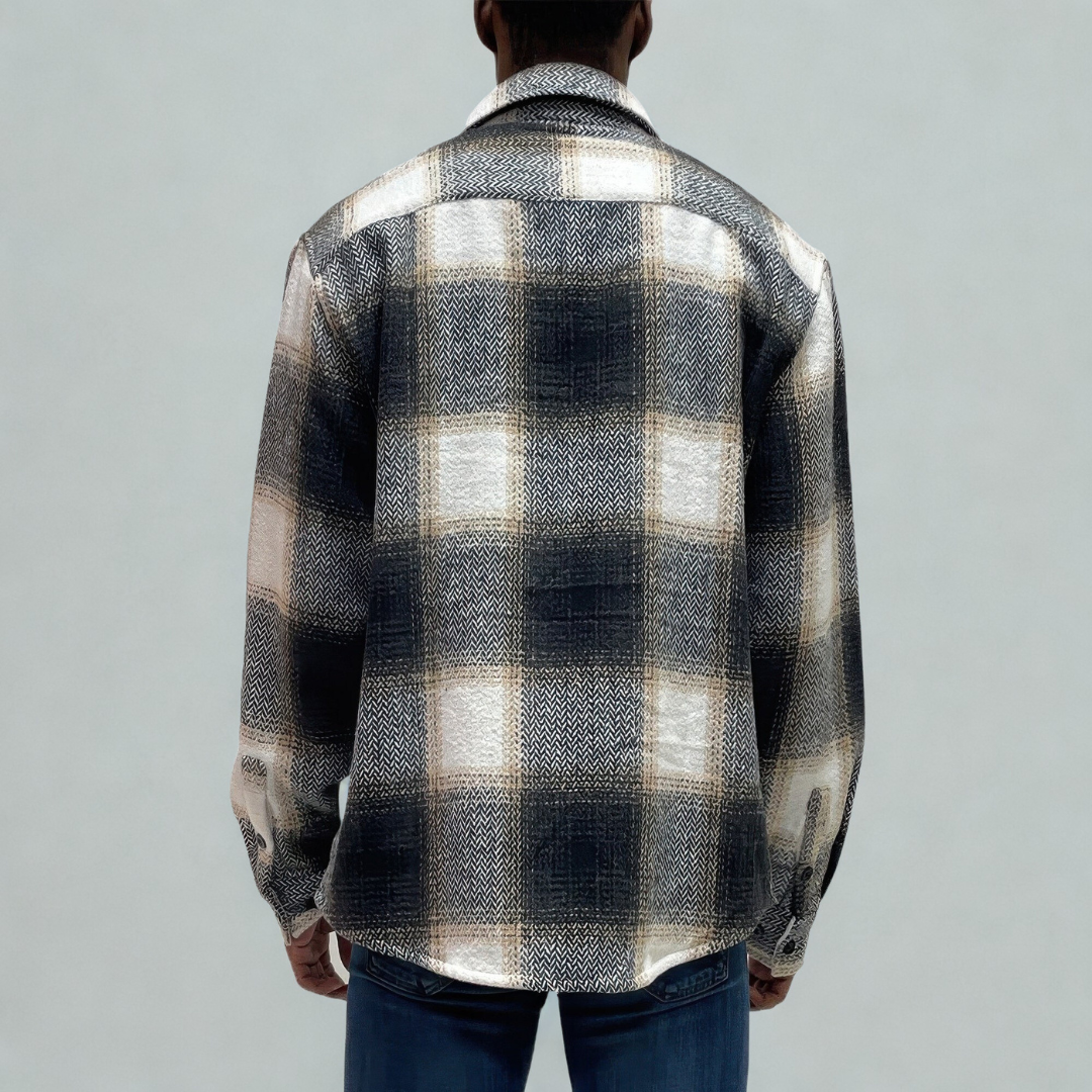 Mens Flannel Shirt Jacket Shacket