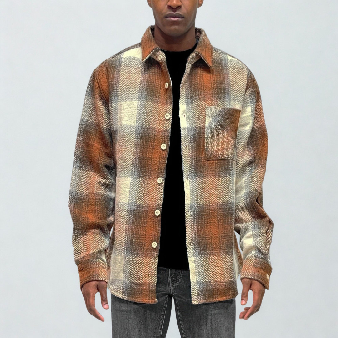 Mens Flannel Shirt Jacket Shacket