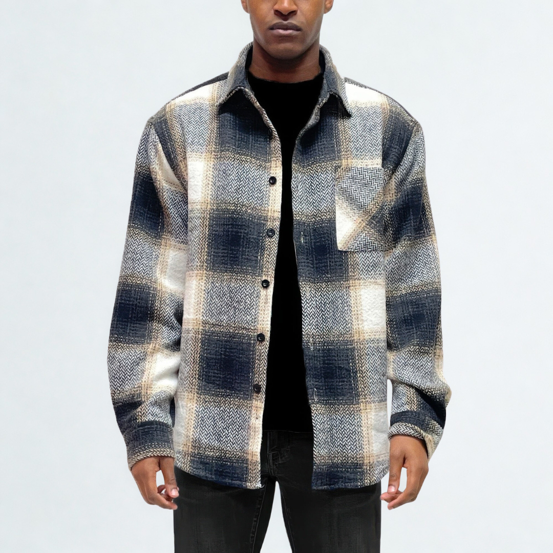 Mens Flannel Shirt Jacket Shacket
