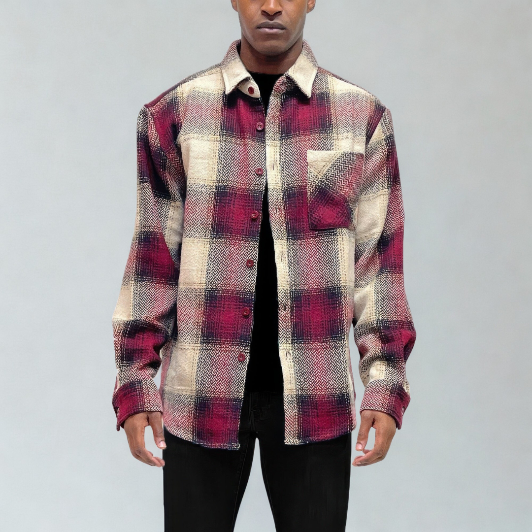 Mens Flannel Shirt Jacket Shacket