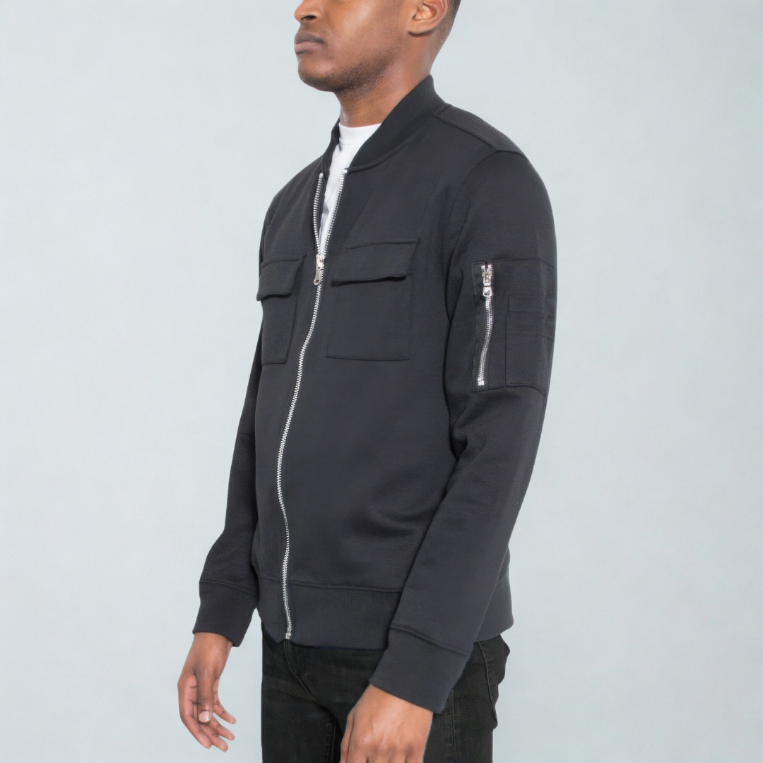 Cotton Zip Up Light Weight Jacket