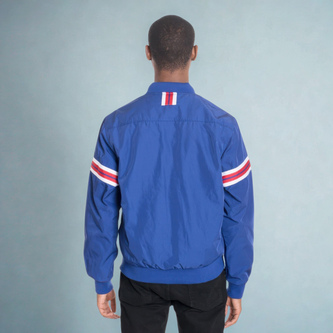 Luxury Woven Taped Bomber Jacket