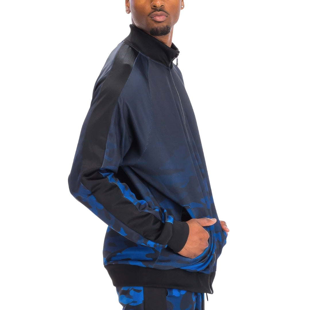 Mens Camo Ombre Track Jacket