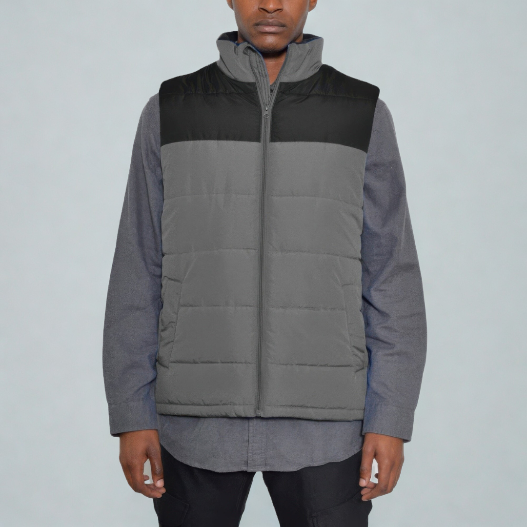 Padded Winter Two Tone Vest