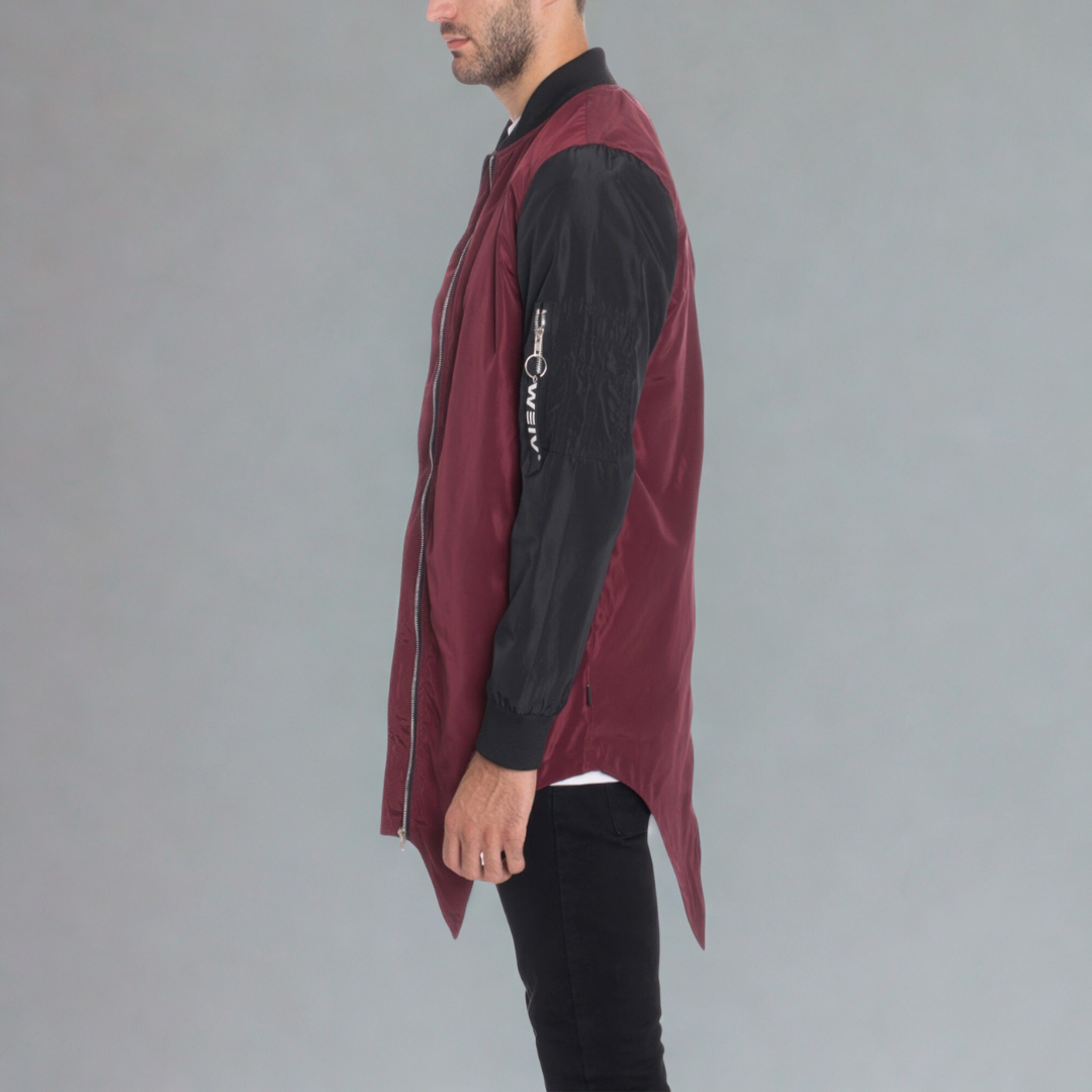 Mens Casual Windbreaker Satin Jacket