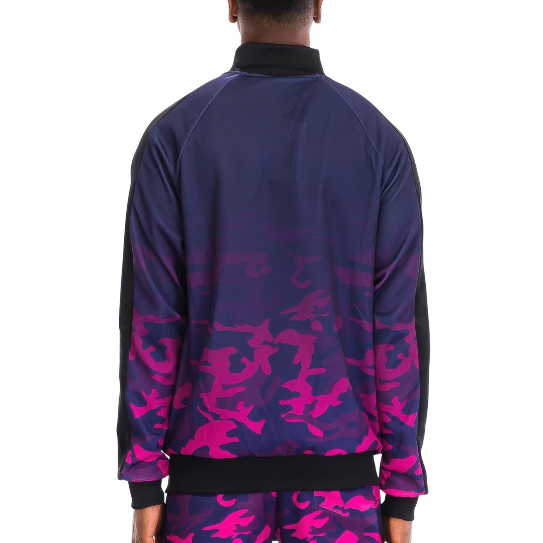 Mens Camo Ombre Track Jacket