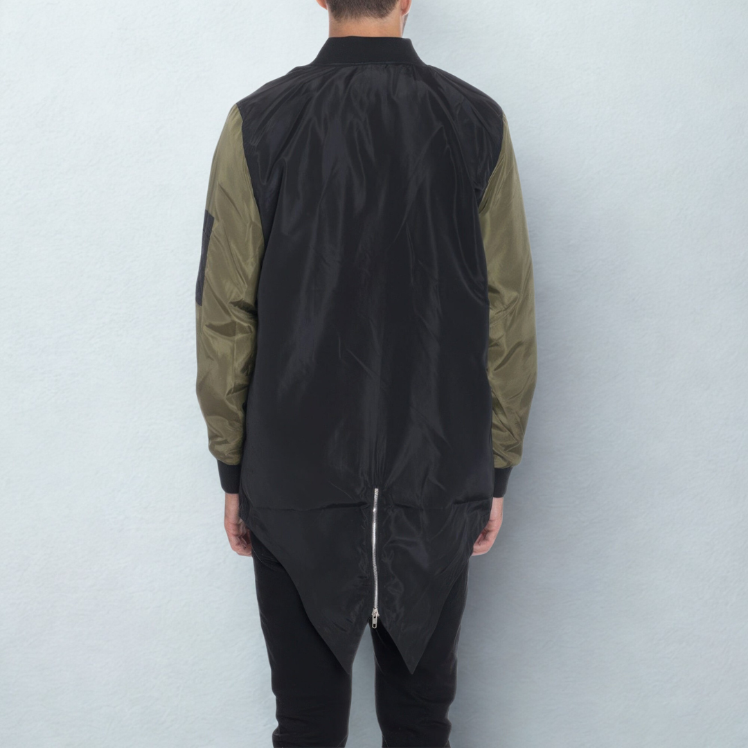 Mens Casual Windbreaker Satin Jacket
