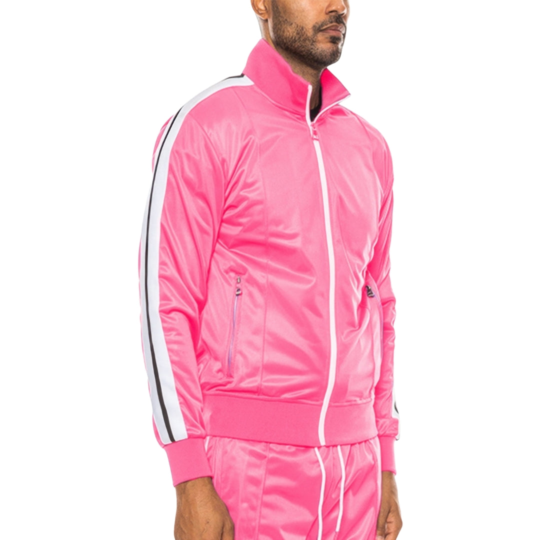 Single Stripe Tape Track Jacket
