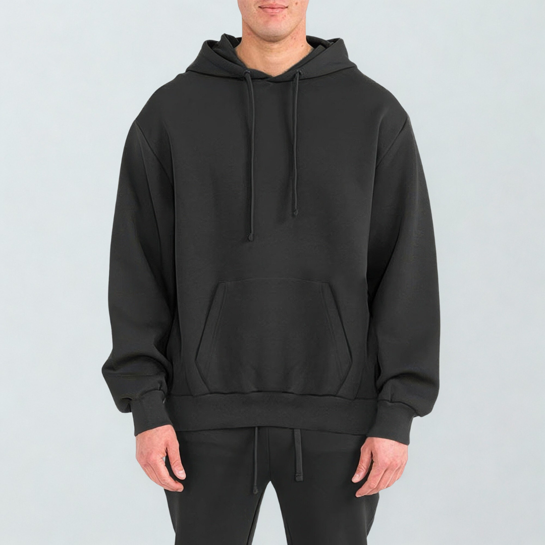 Mens Solid Tech Fleece Hoodie