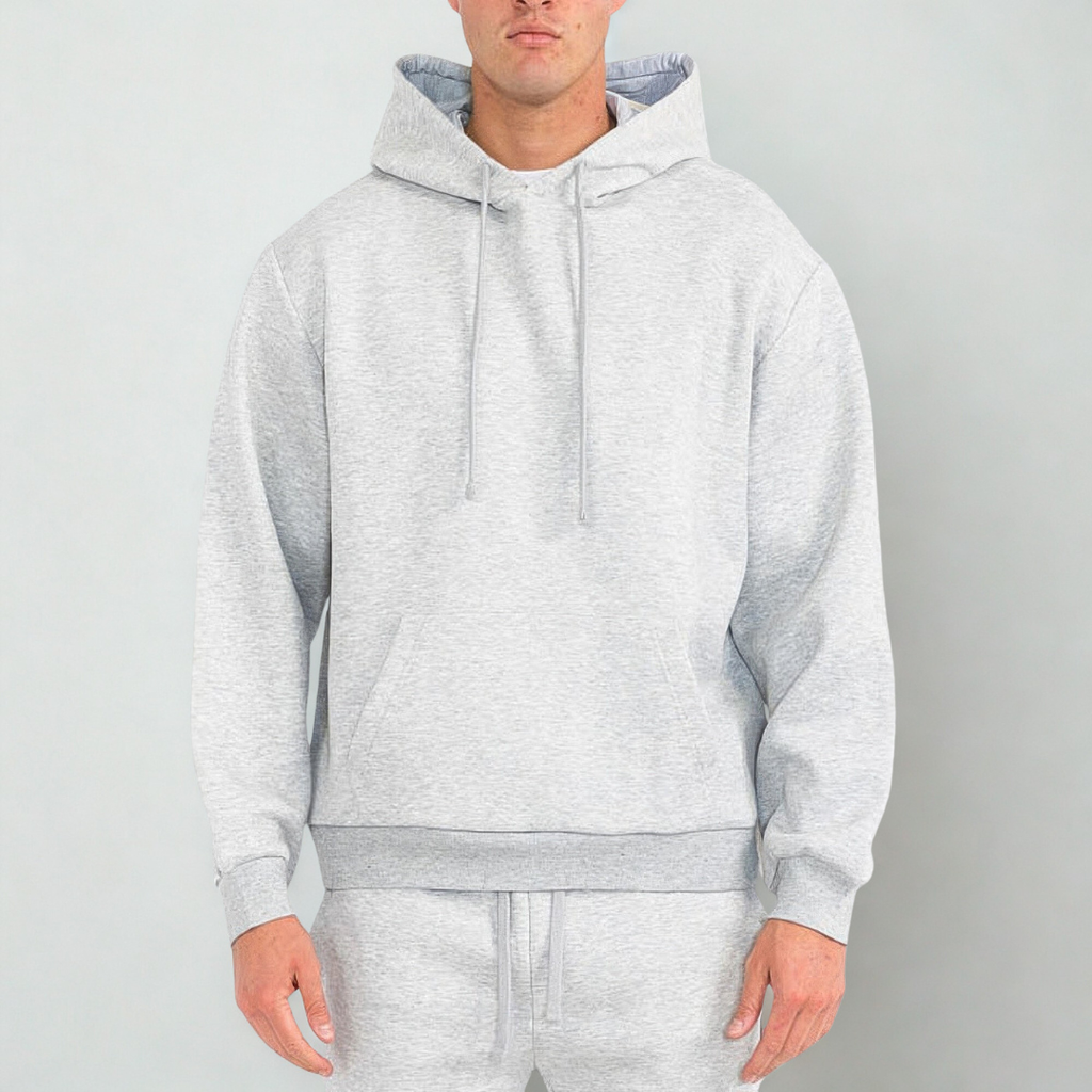 Mens Solid Tech Fleece Hoodie