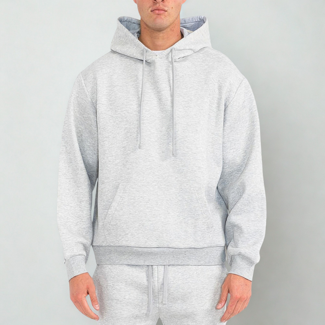 Mens Solid Tech Fleece Hoodie