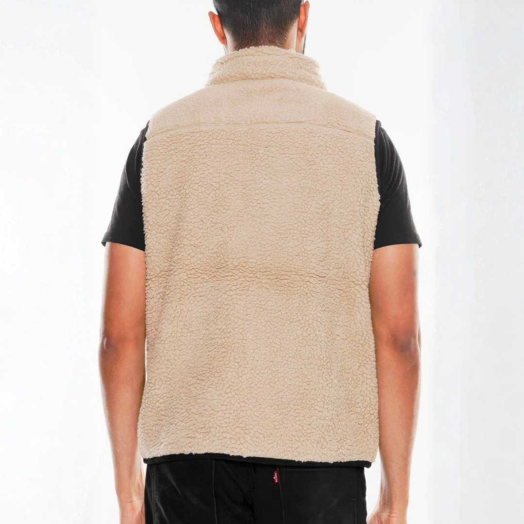 Padded Sherpa Fleece Vest