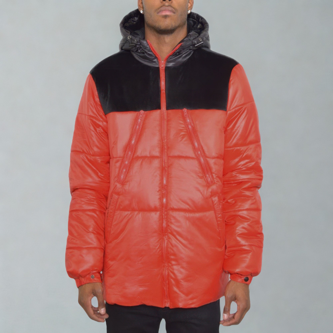 Men's Padded Buffle Puffer Jacket