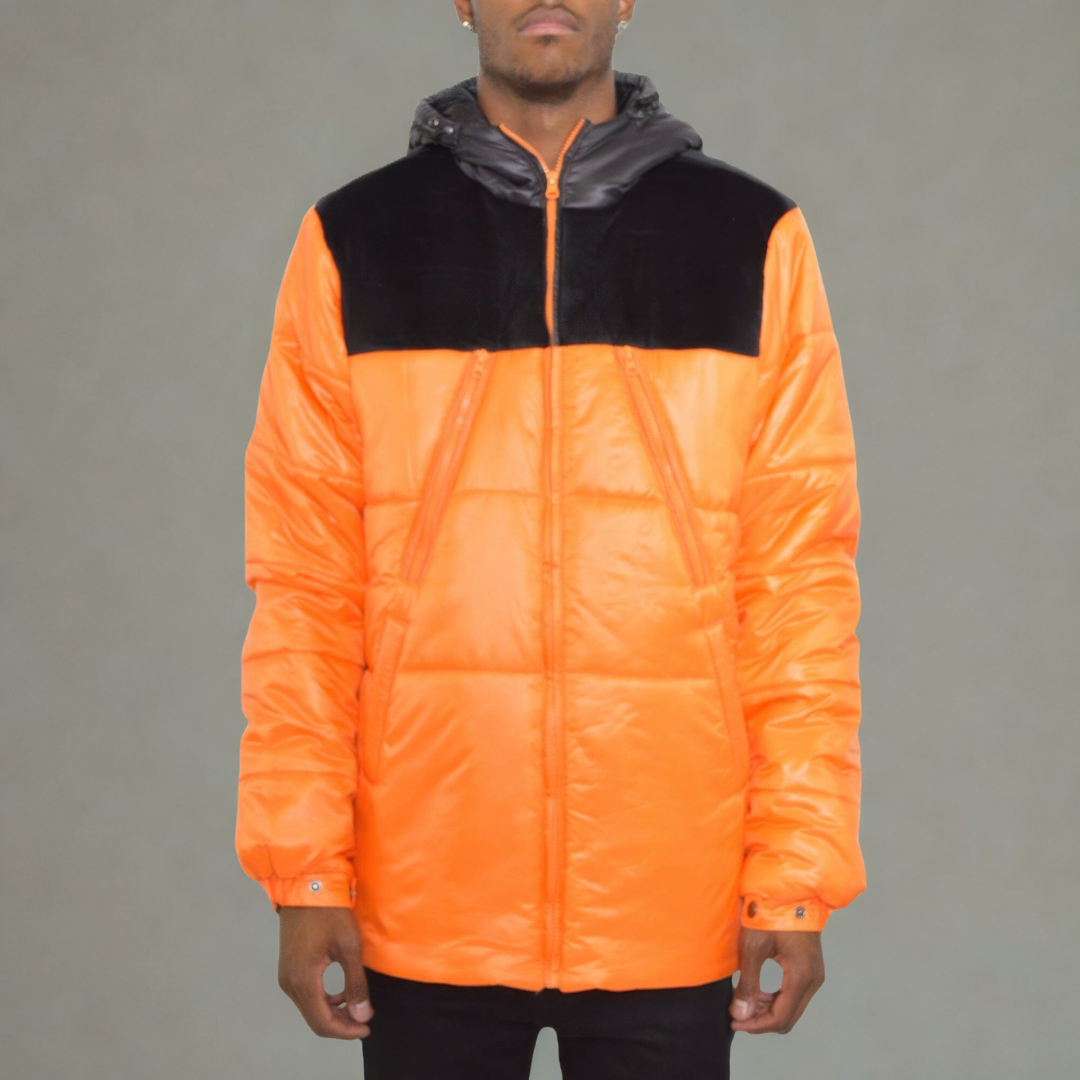 Men's Padded Buffle Puffer Jacket