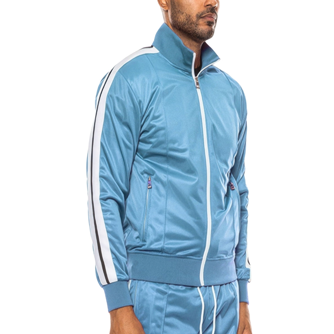 Single Stripe Tape Track Jacket