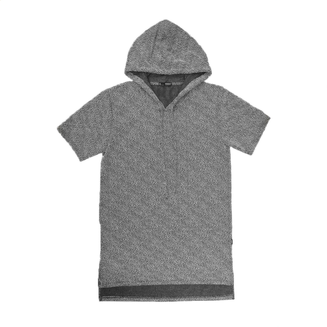 Static Marbled Short Sleeve Hoodie