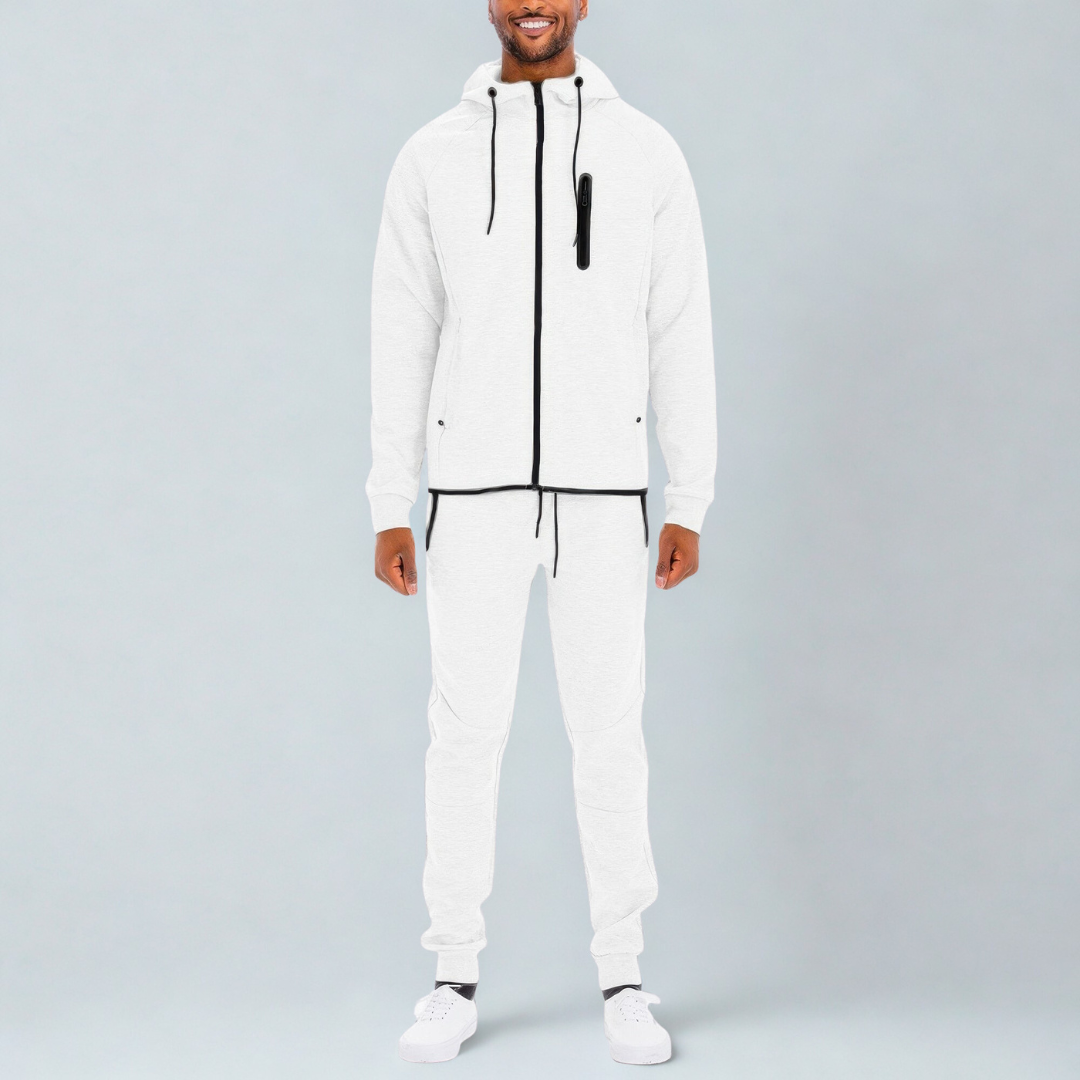 Men's Full Solid Color Track Set