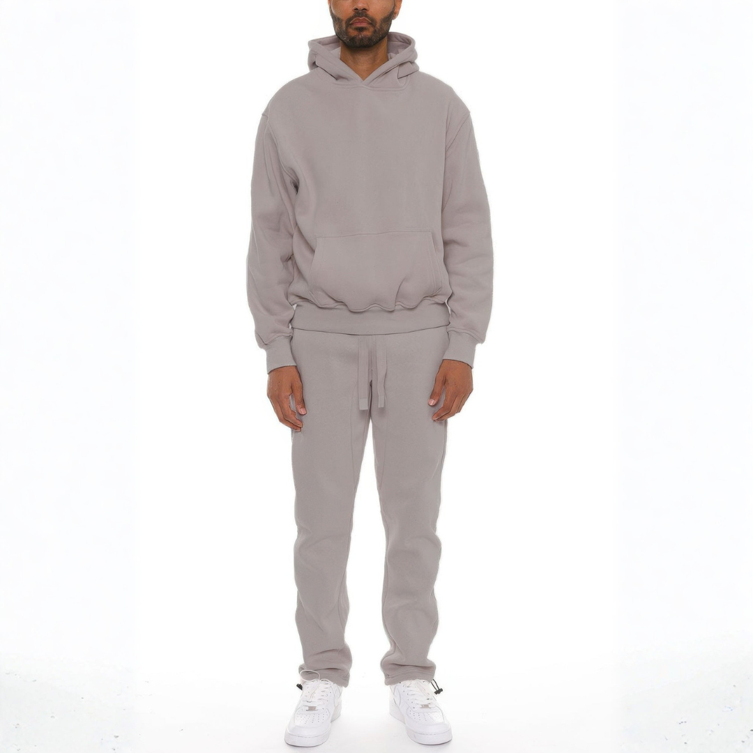 Premium cotton blend hoodie set
