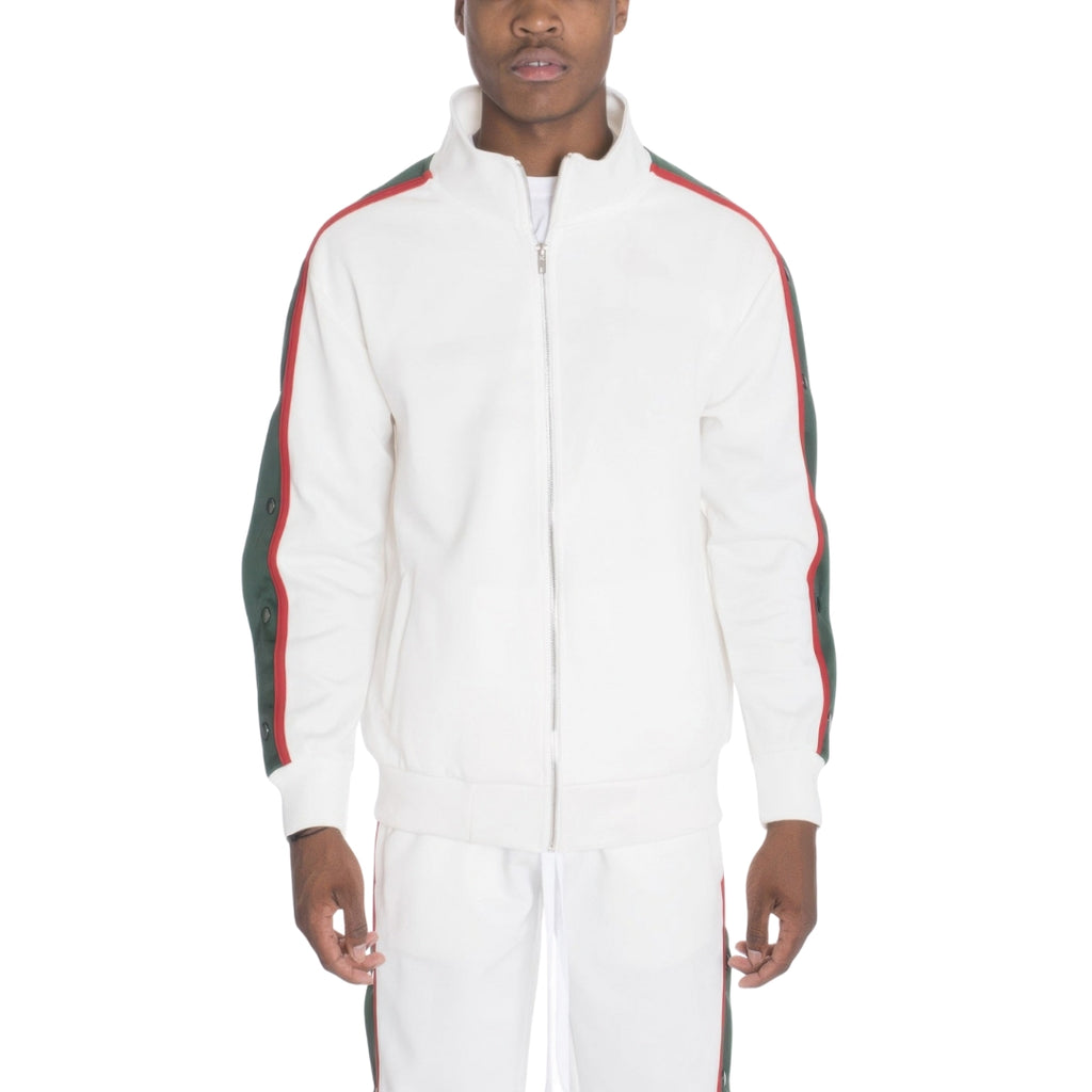 Snap Button Track Jacket