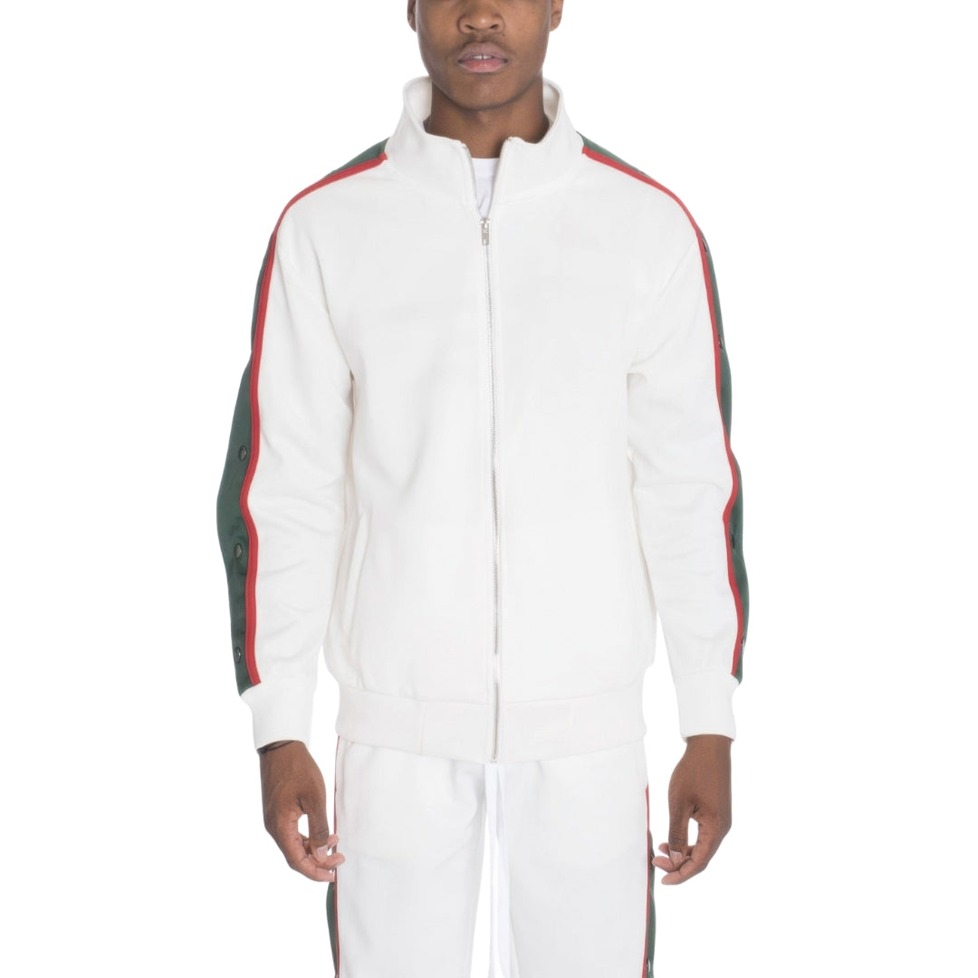 Snap Button Track Jacket