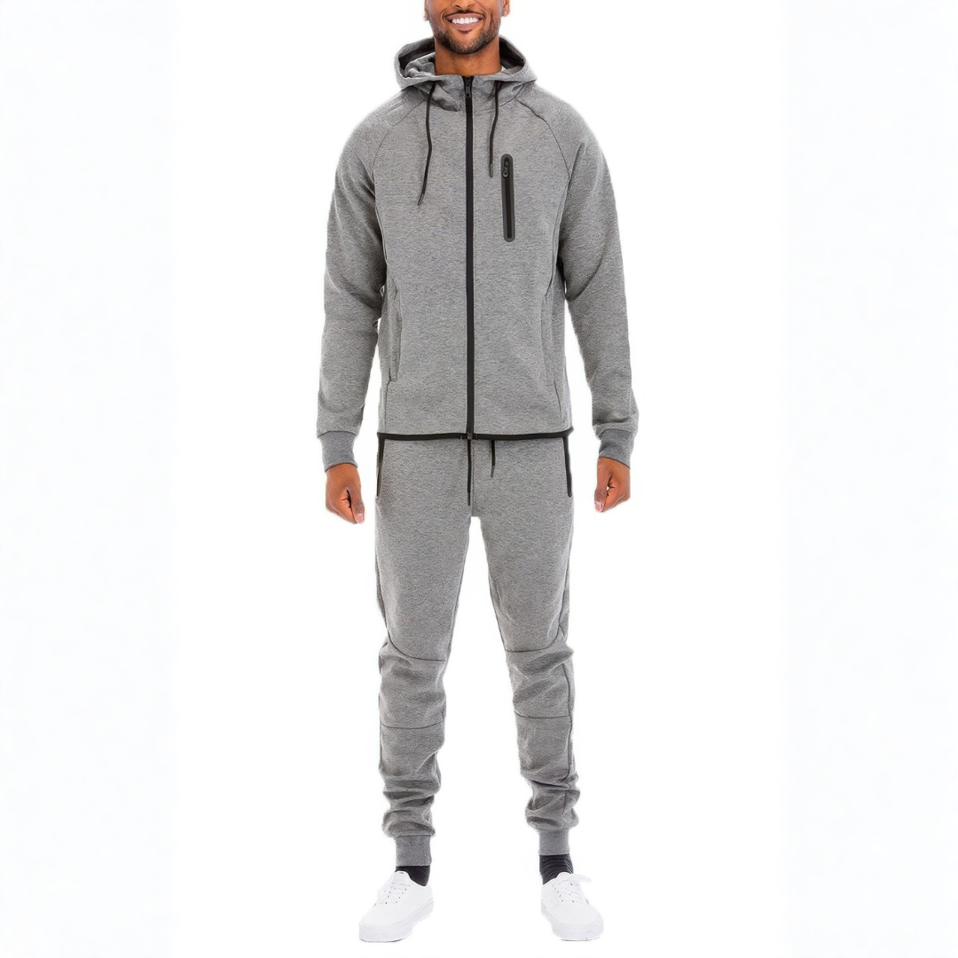 Mens Full Zip Sweat Pant Sweat Set