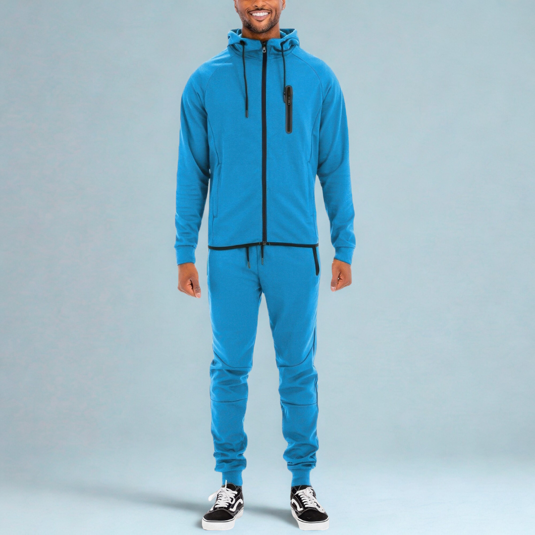 Mens Full Zip Sweat Pant Sweat Set