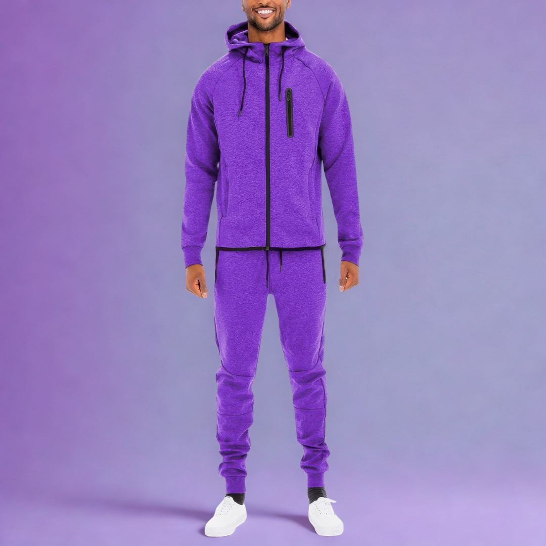 Mens Full Zip Sweat Pant Sweat Set