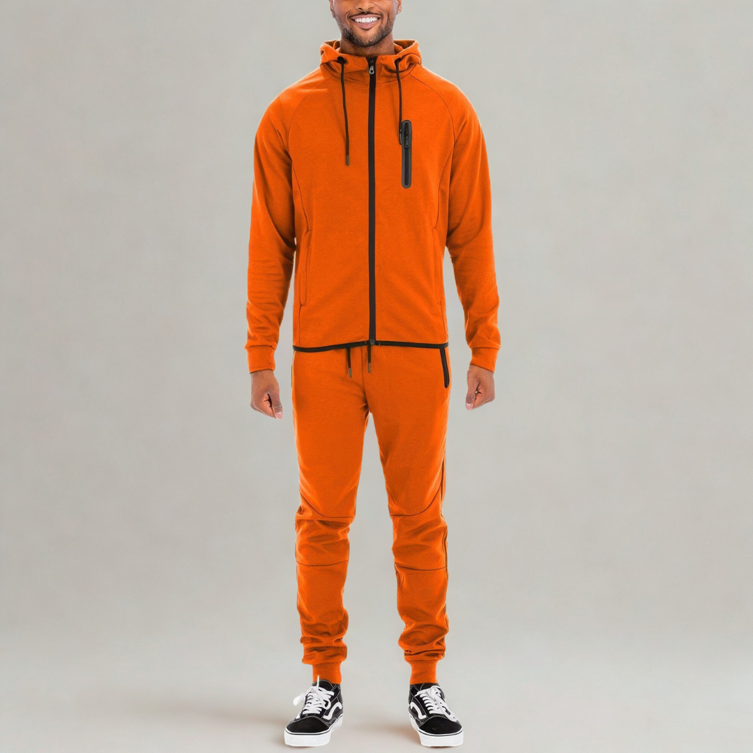 Mens Full Zip Sweat Pant Sweat Set