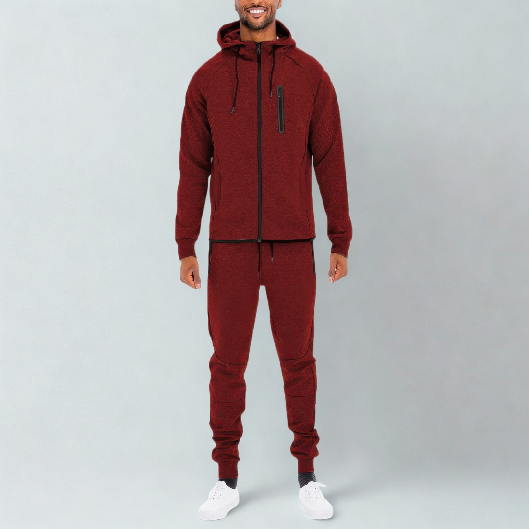 Mens Full Zip Sweat Pant Sweat Set