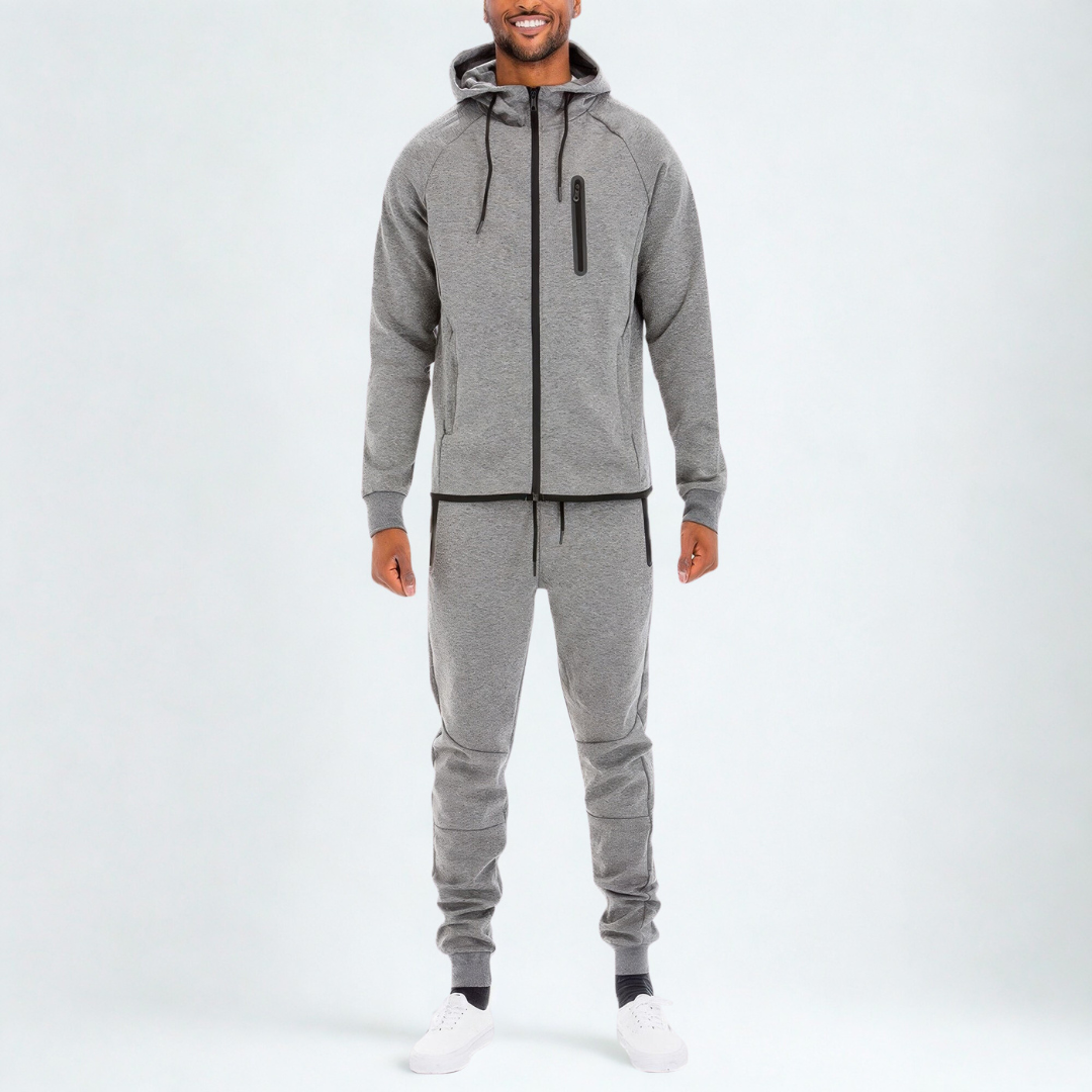 Mens Full Zip Sweat Pant Sweat Set