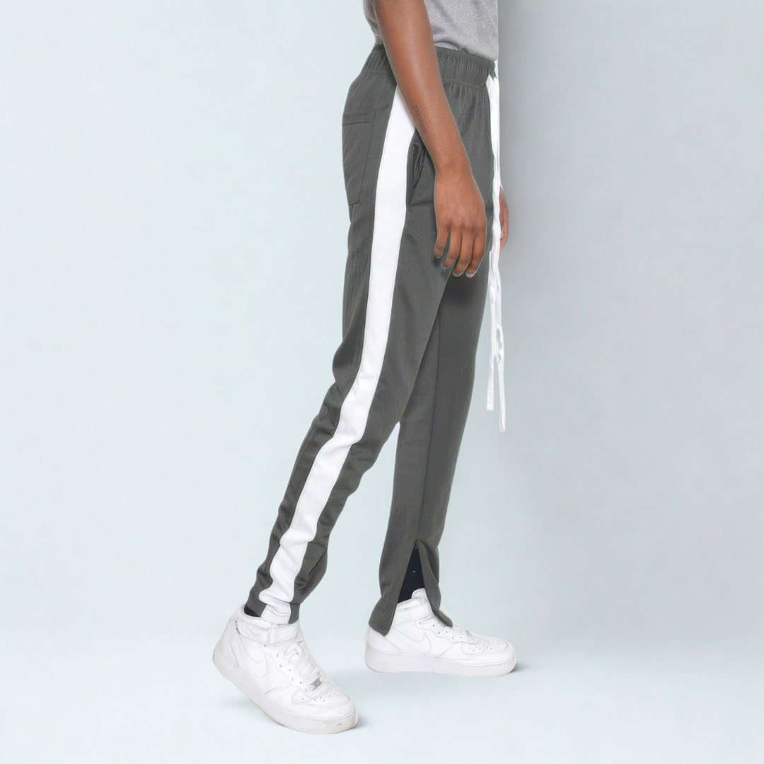 Slim Fit Single Stripe Track Pant