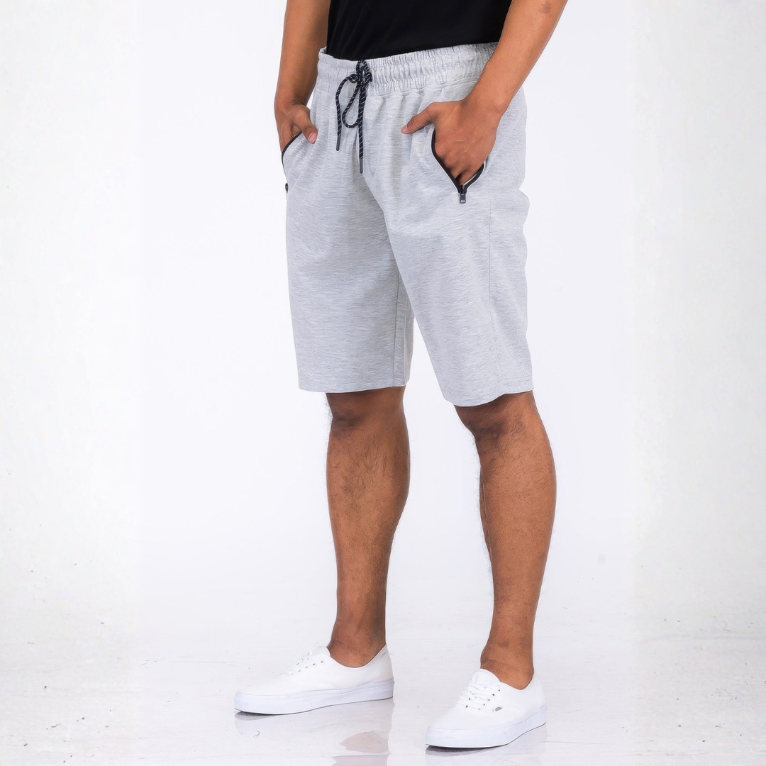 Cotton Blend Lounge Sweat Shorts
