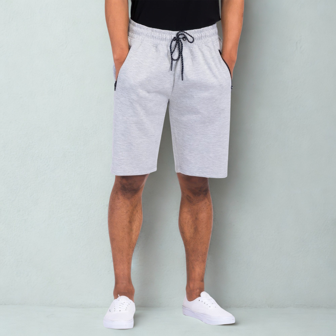Cotton Blend Lounge Sweat Shorts