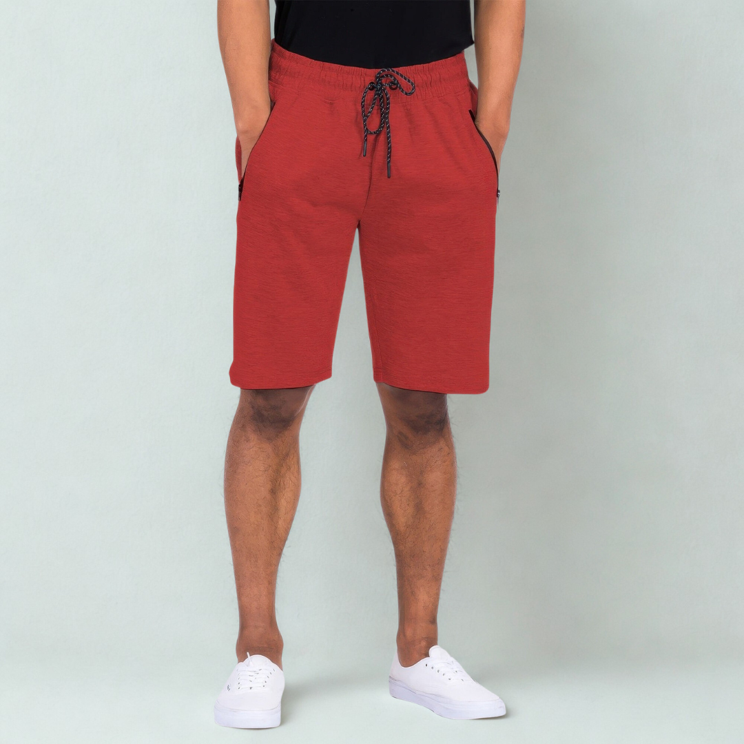 Cotton Blend Lounge Sweat Shorts