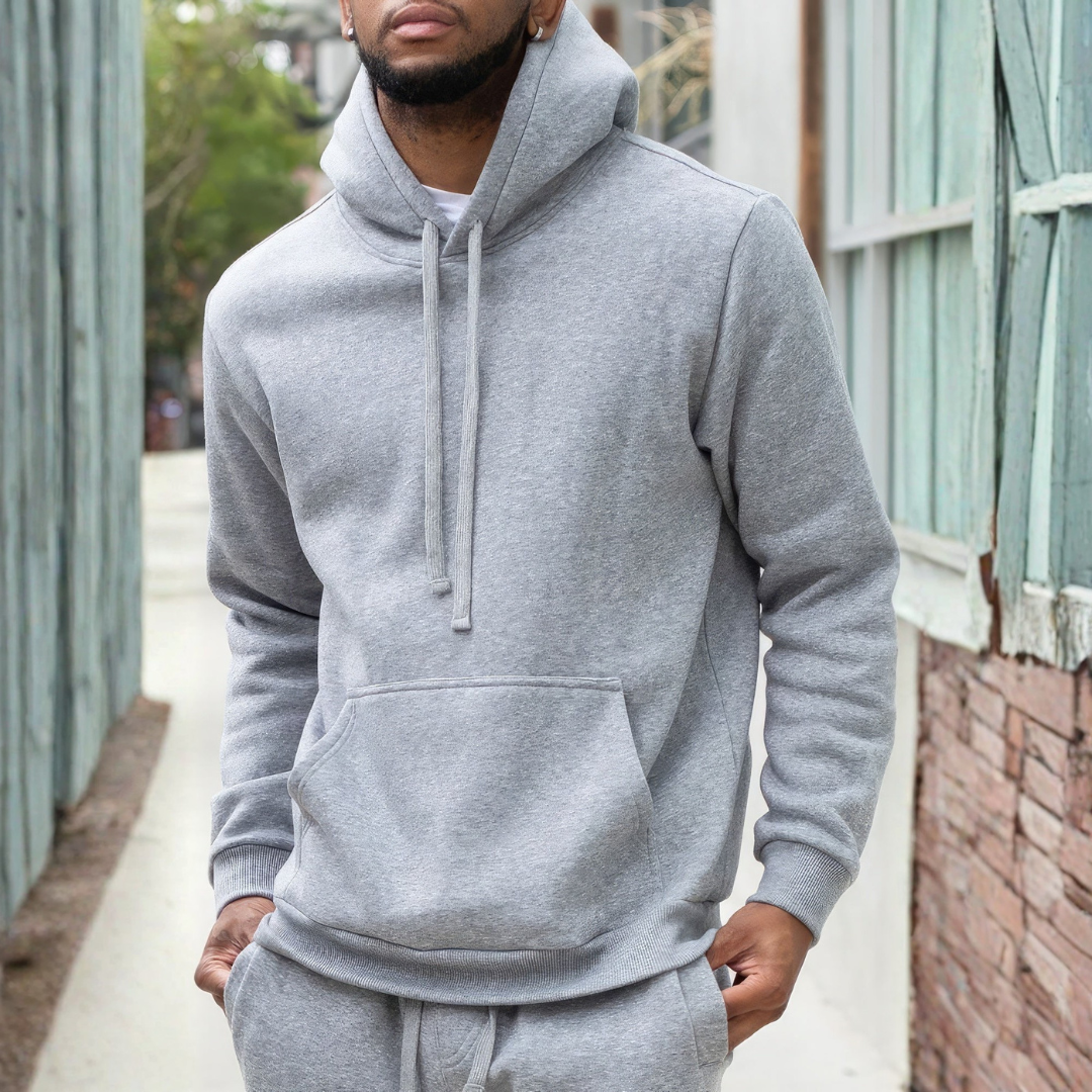 GREY Fleece Pullover